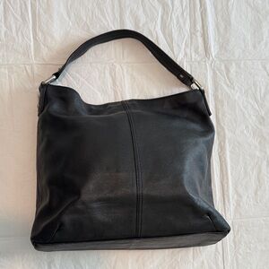 Kooba Black Pebbled Leather Bag
